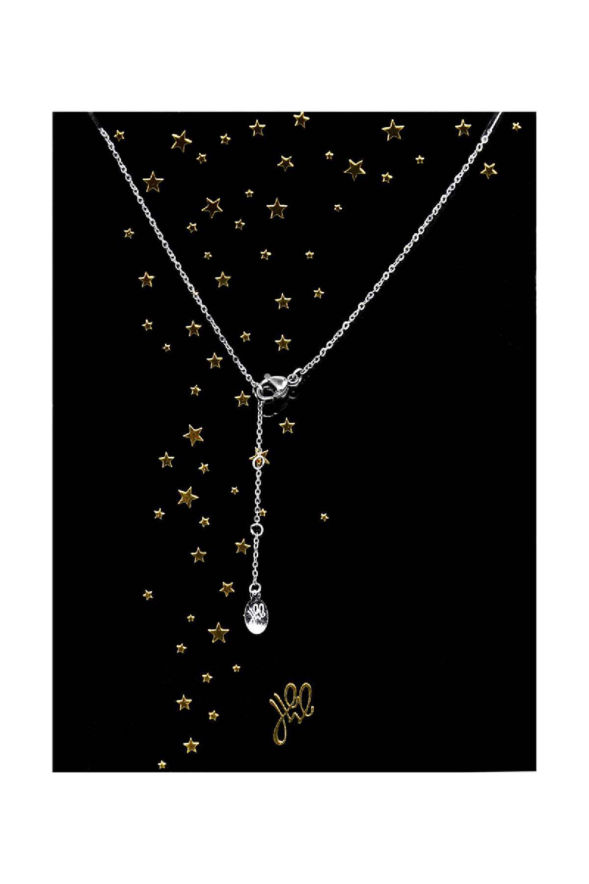 Halskette Little Snowflakes Silber Edelstahl h5 Bild2