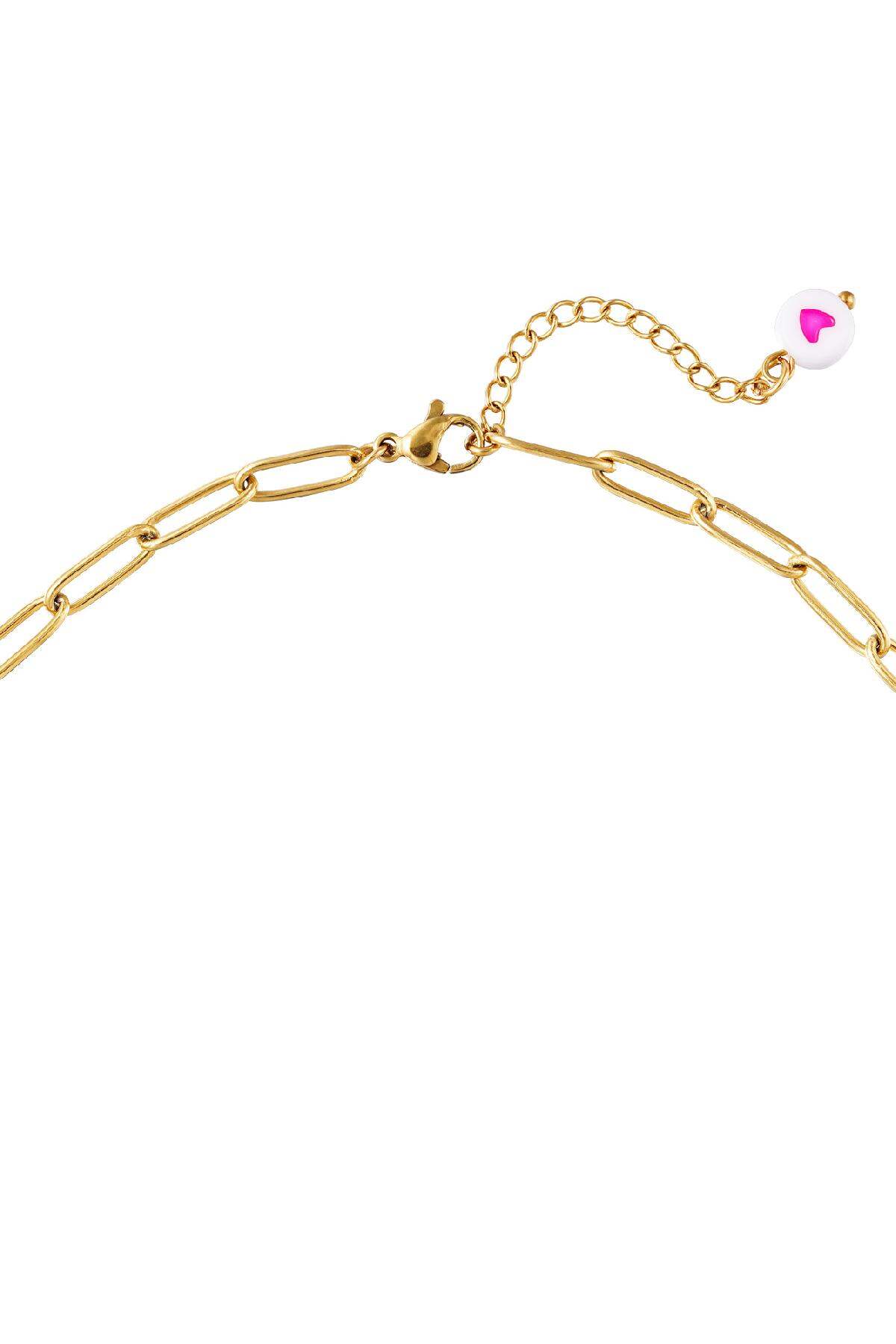 stainless steel necklace love h5Picture5