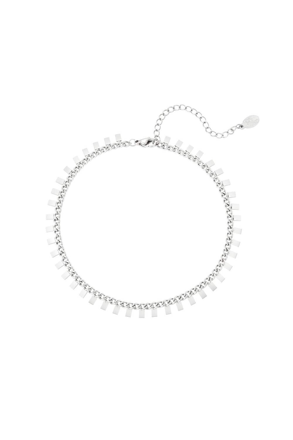 stainless steel anklet recktangles