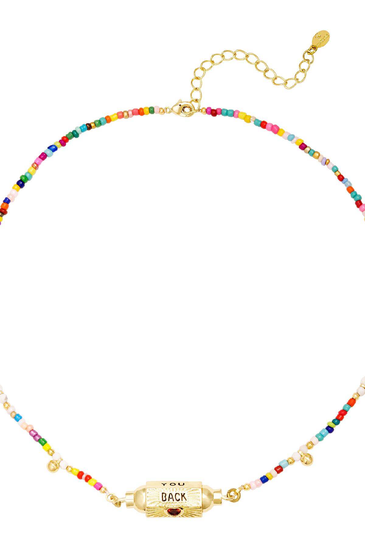 Kralenketting met kraal Multi Koper h5Afbeelding3