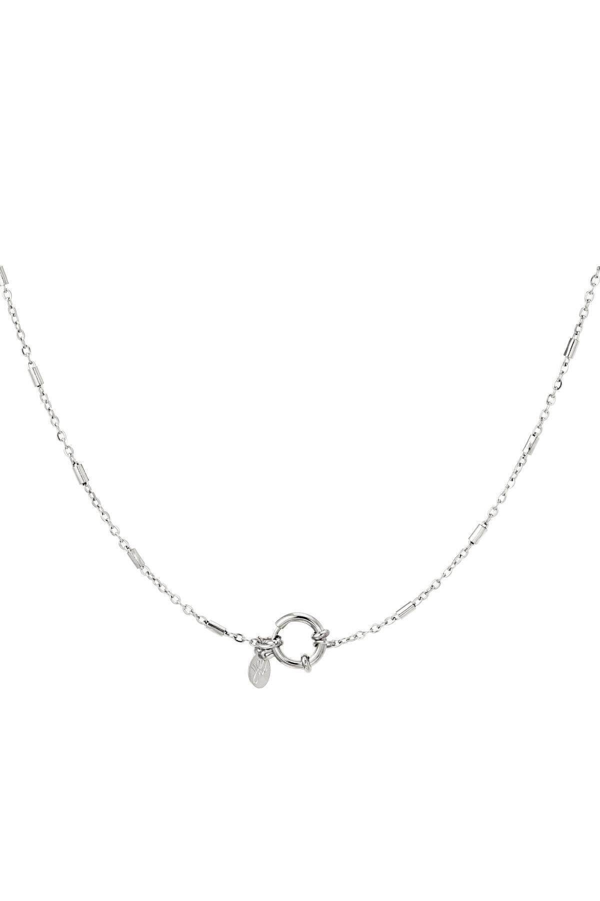 Collar de acero inoxidable Plata h5 