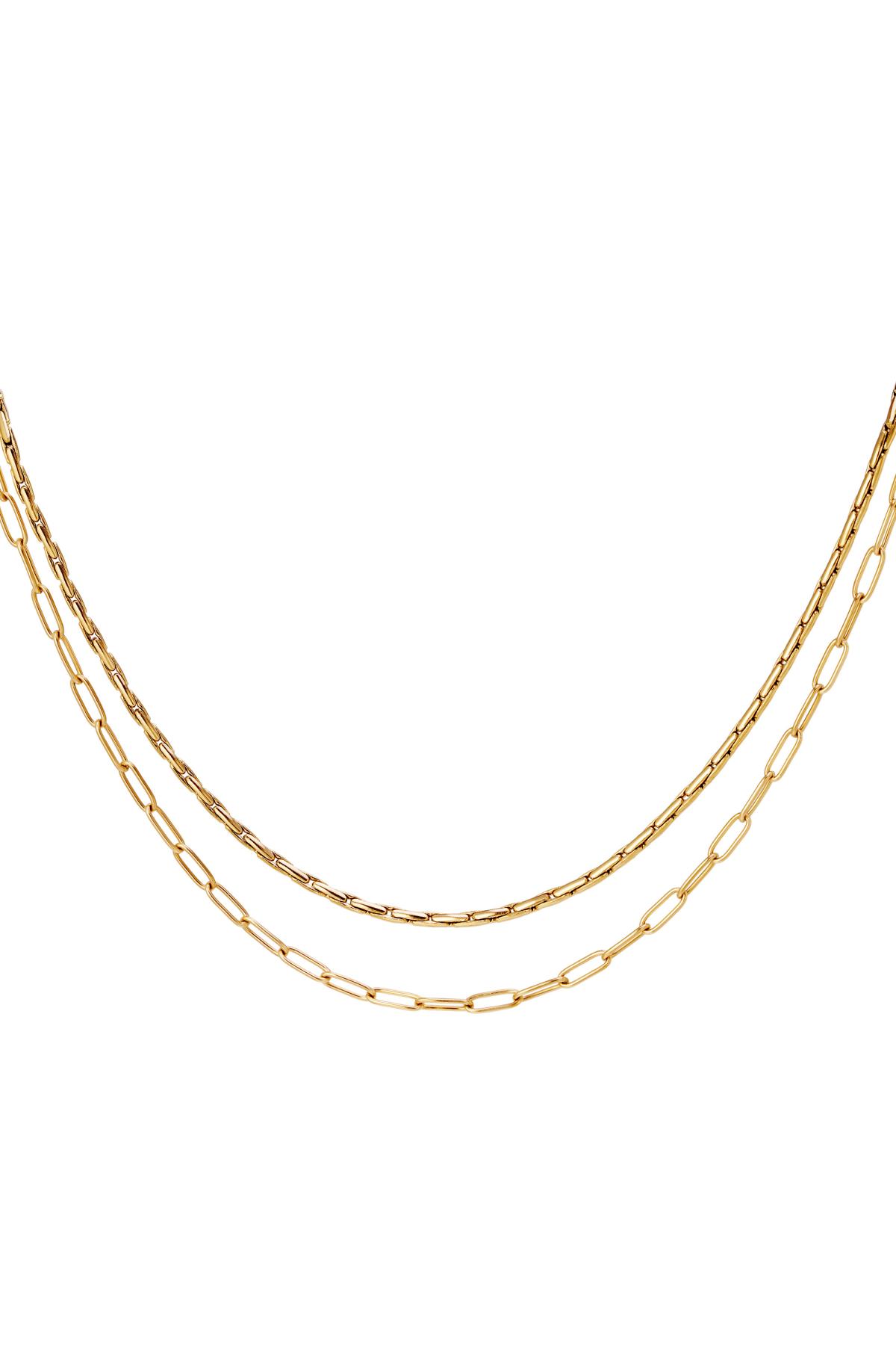 Groothandel Roestvrijstalen Ketting voor Vrouwen Middellange 40-70 cm Meerlagig Casual Dagelijks Draagbaar Simpele Serie