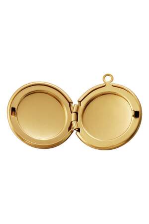 Rundes Muttertagsmedaillon Rose Goldfarbe Edelstahl h5 Bild3