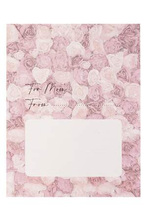 Rundes Muttertagsmedaillon Rose Goldfarbe Edelstahl h5 Bild4