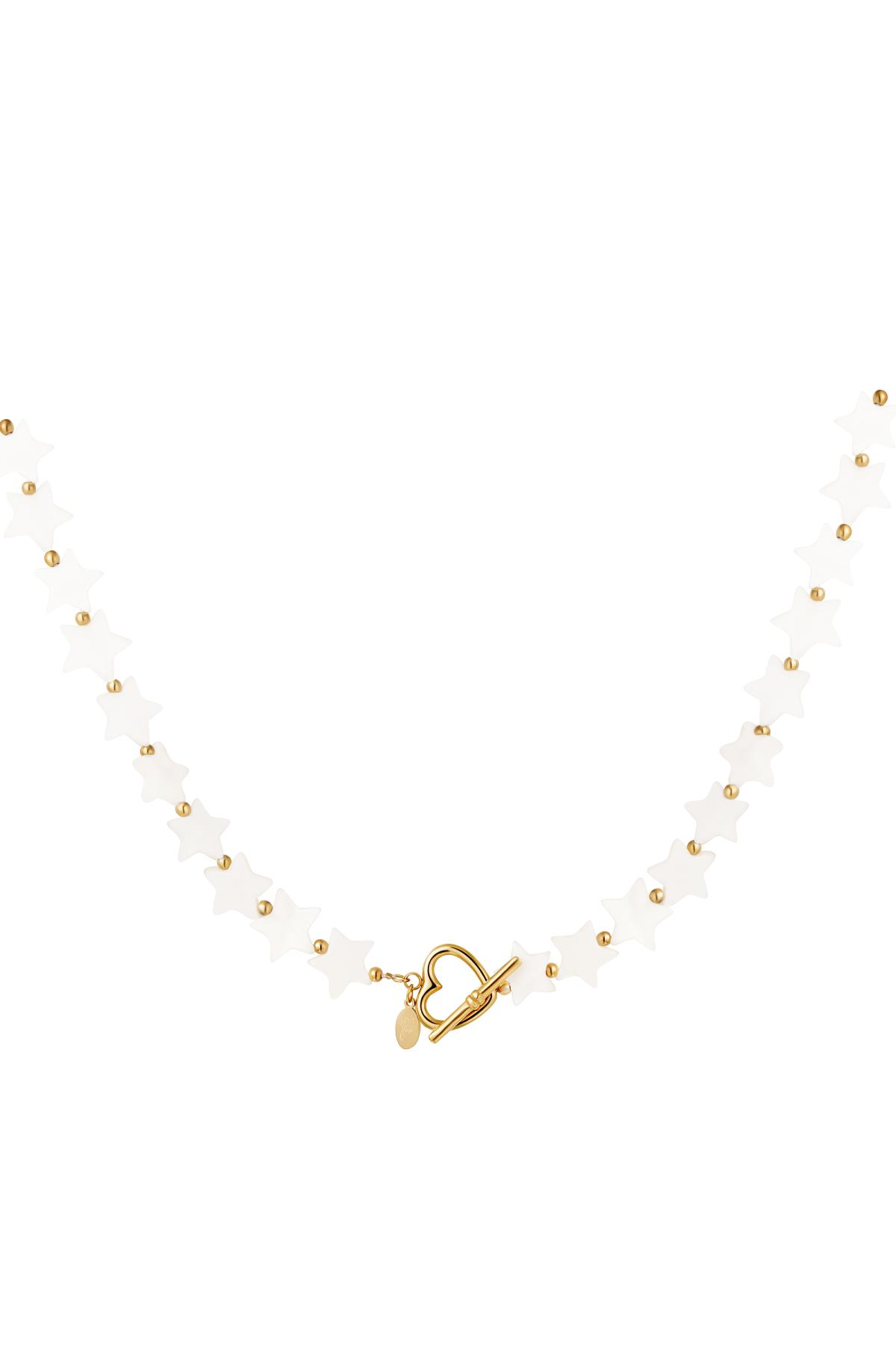 Groothandel Dames Korte Halsketting van Zeeschelpen met Sterren 40-45 cm Goudkleurig Strand Sieraden Yehwang