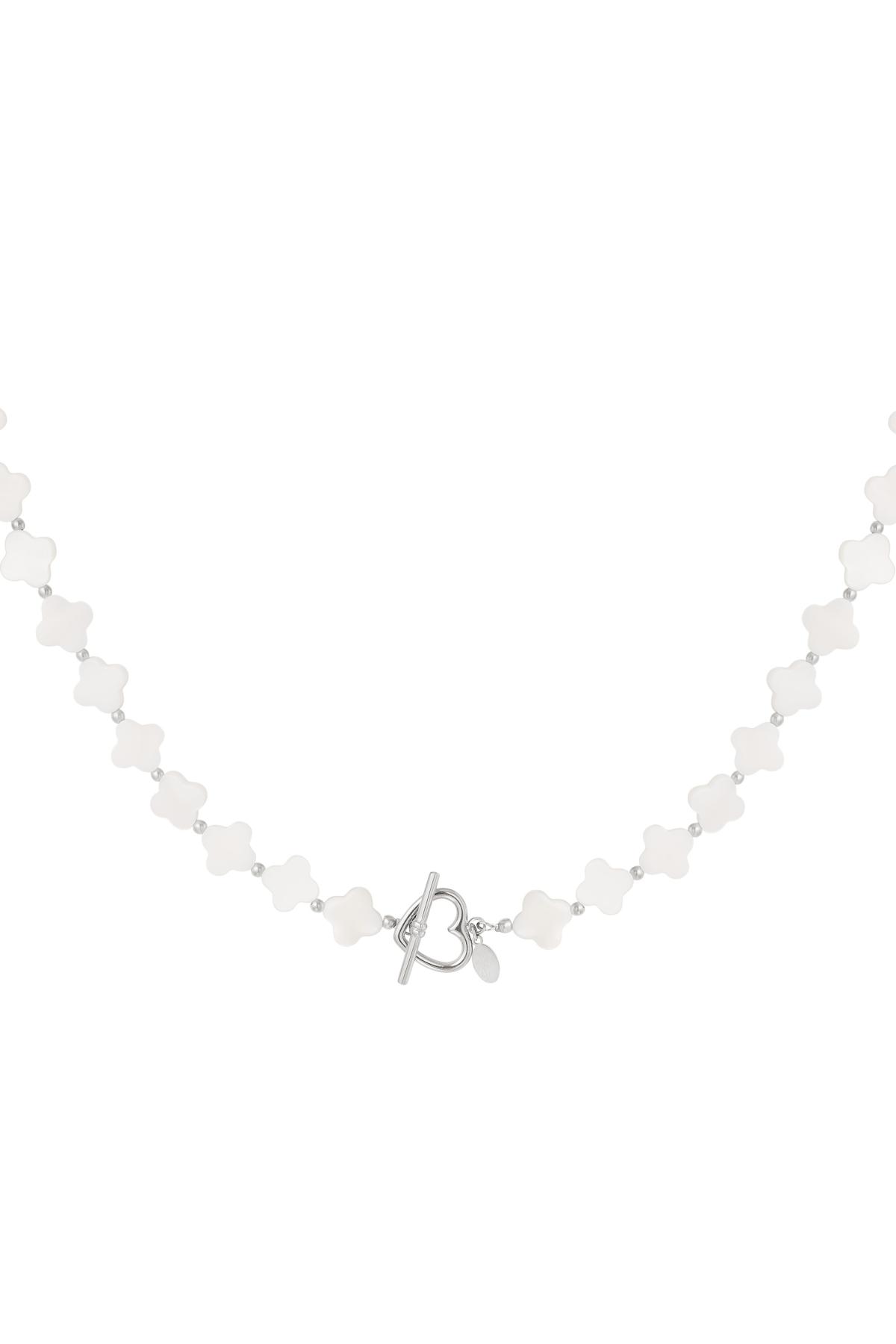 Groothandel Goudkleurig RVS Klavertje Ketting voor Vrouwen Kort 40-45 cm Simple Serie, foto 5 van 5