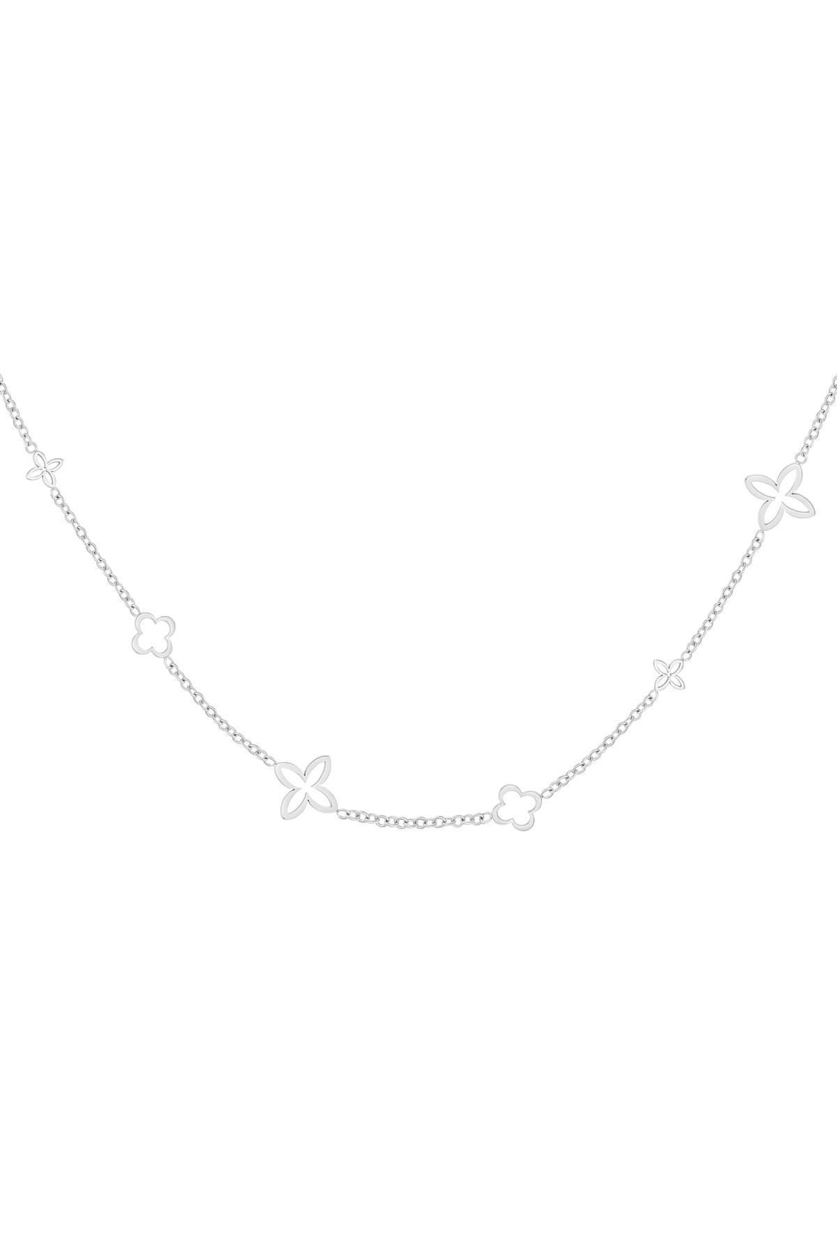 Groothandel Minimalistisch Klavertje Ketting RVS Vrouwen Middellang 40-70 cm Yehwang, foto 4 van 4