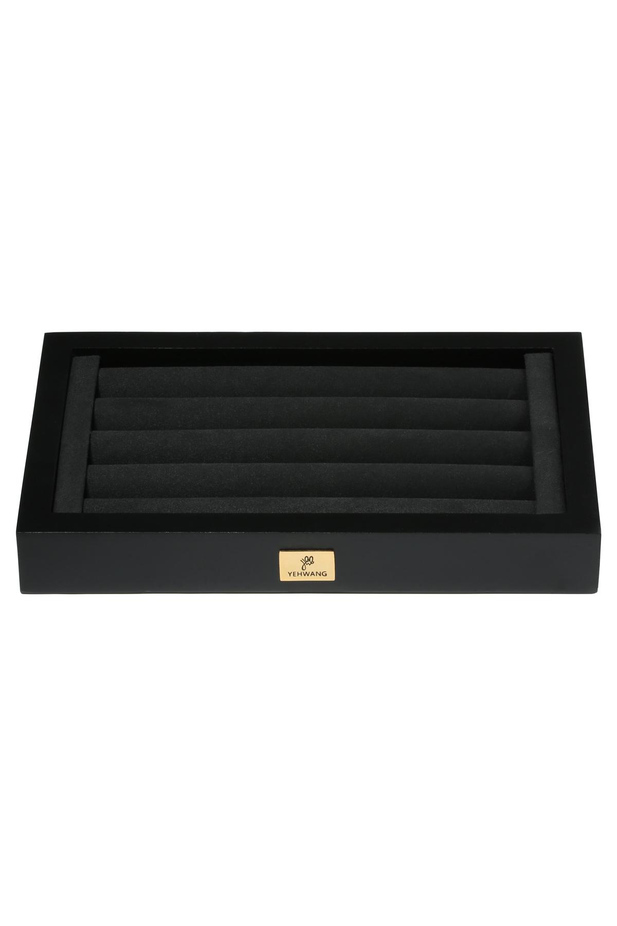 Groothandel Ringen Polyester Zwart en Goudkleurig Set van 1