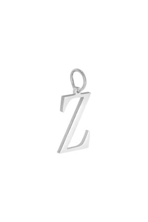 Charm A Silber Edelstahl h5 