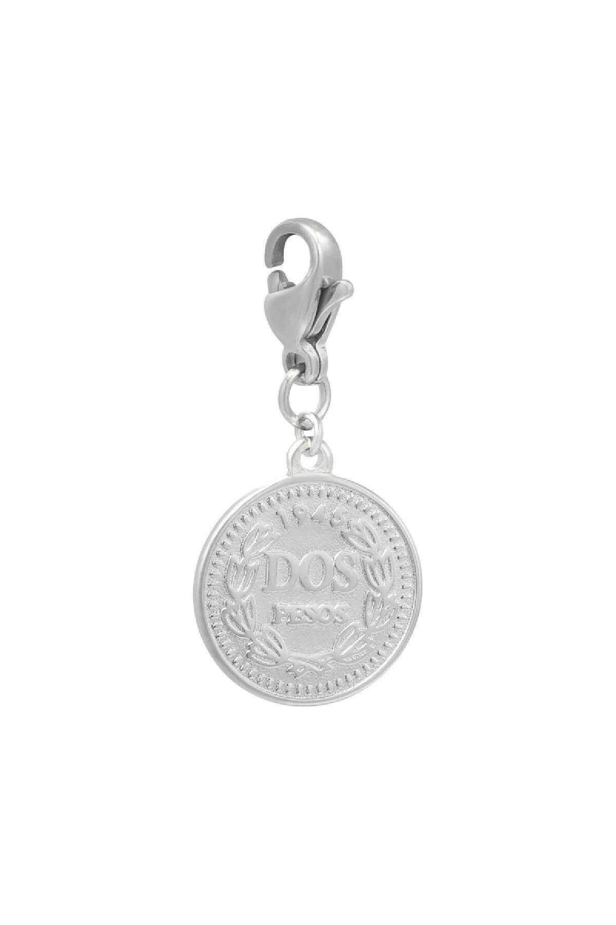 DIY Clasp Charm Queen Coin Silber Edelstahl h5 Bild2