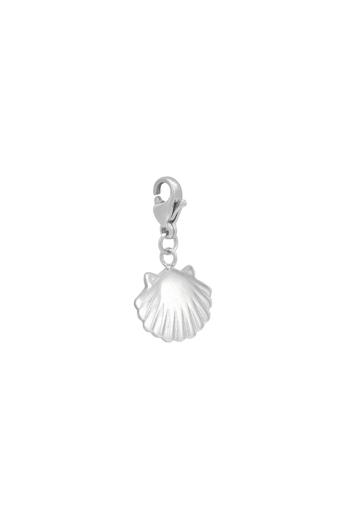DIY Toka Charm Deniz Kabuğu Silver Color Stainless Steel h5 