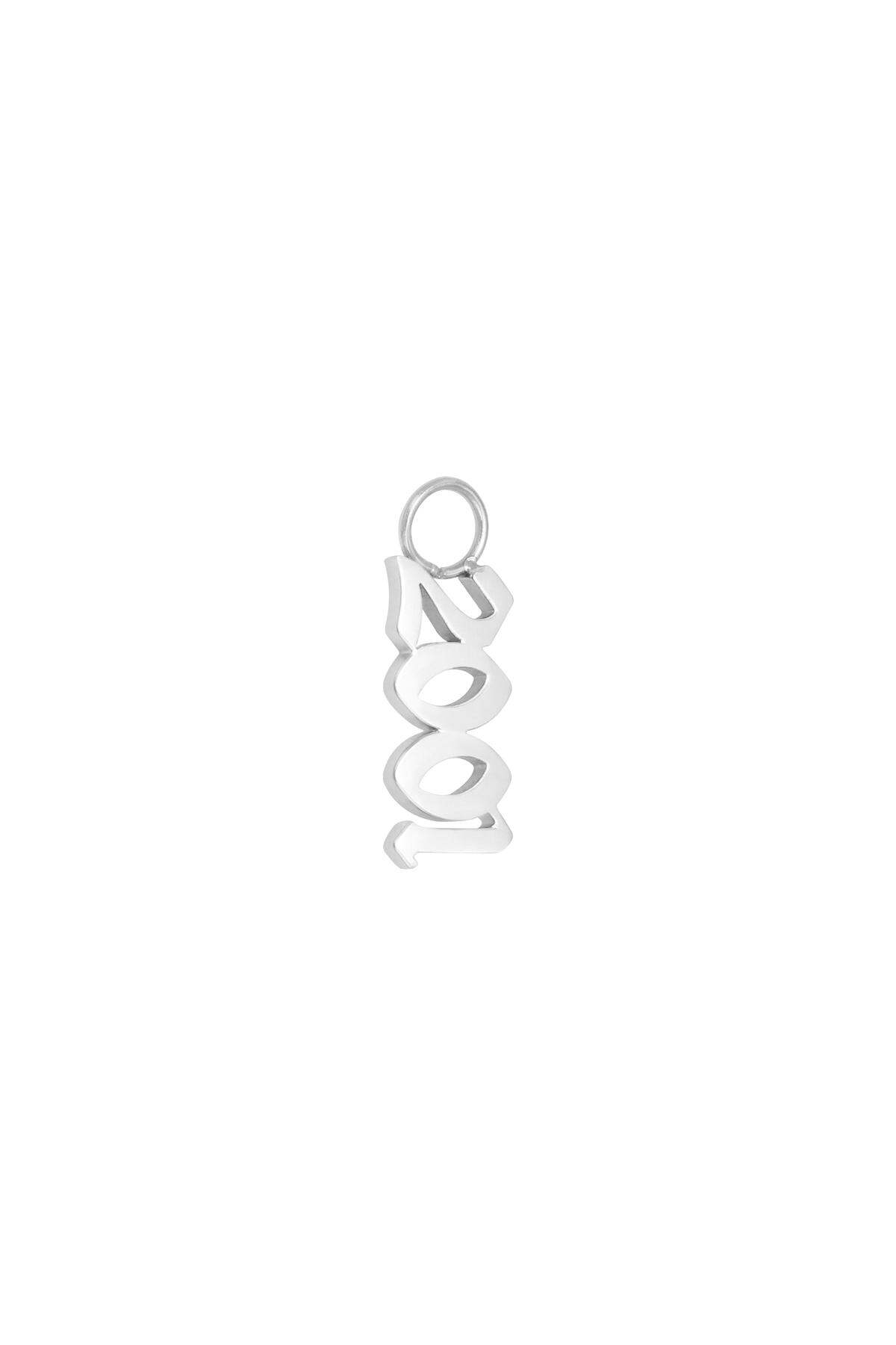 DIY Charm Year Of Birth Silver Color - 1985 Stainless Steel h5 
