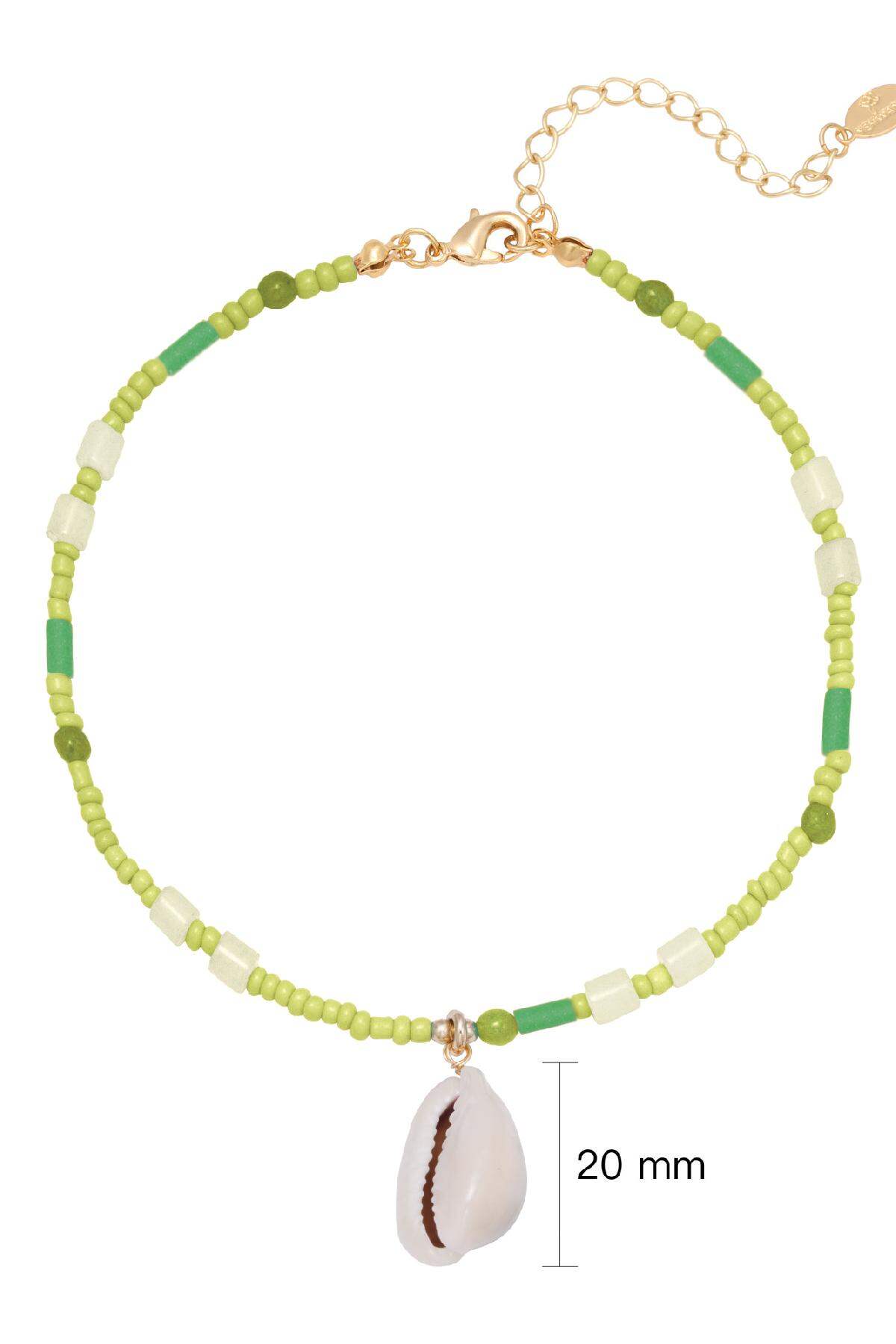 Bracelet de cheville At The Beach Vert Cuivré h5 Image2