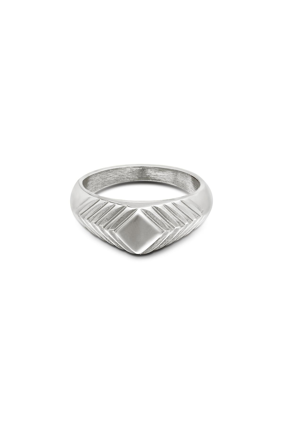 Groothandel Ring RVS Eenvoudige Vorm Set van 1