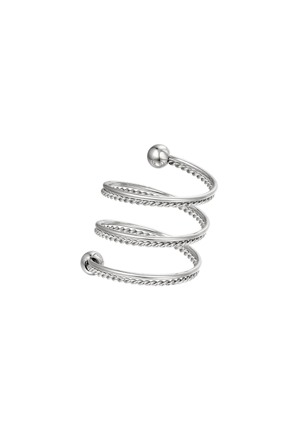 Groothandel Spiraalvormige Ringketting RVS Goudkleurig Set van 1