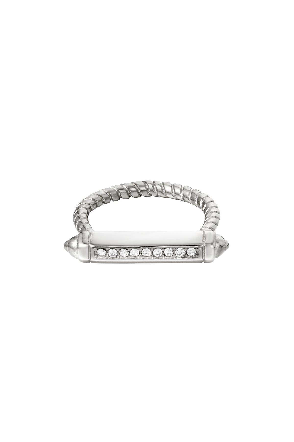 Groothandel Ring Gedraaide Staaf RVS Goudkleurig Basic Maat 16