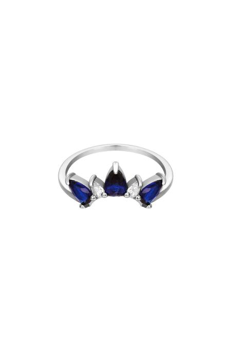 Ring crown Silver Color Stainless Steel 16