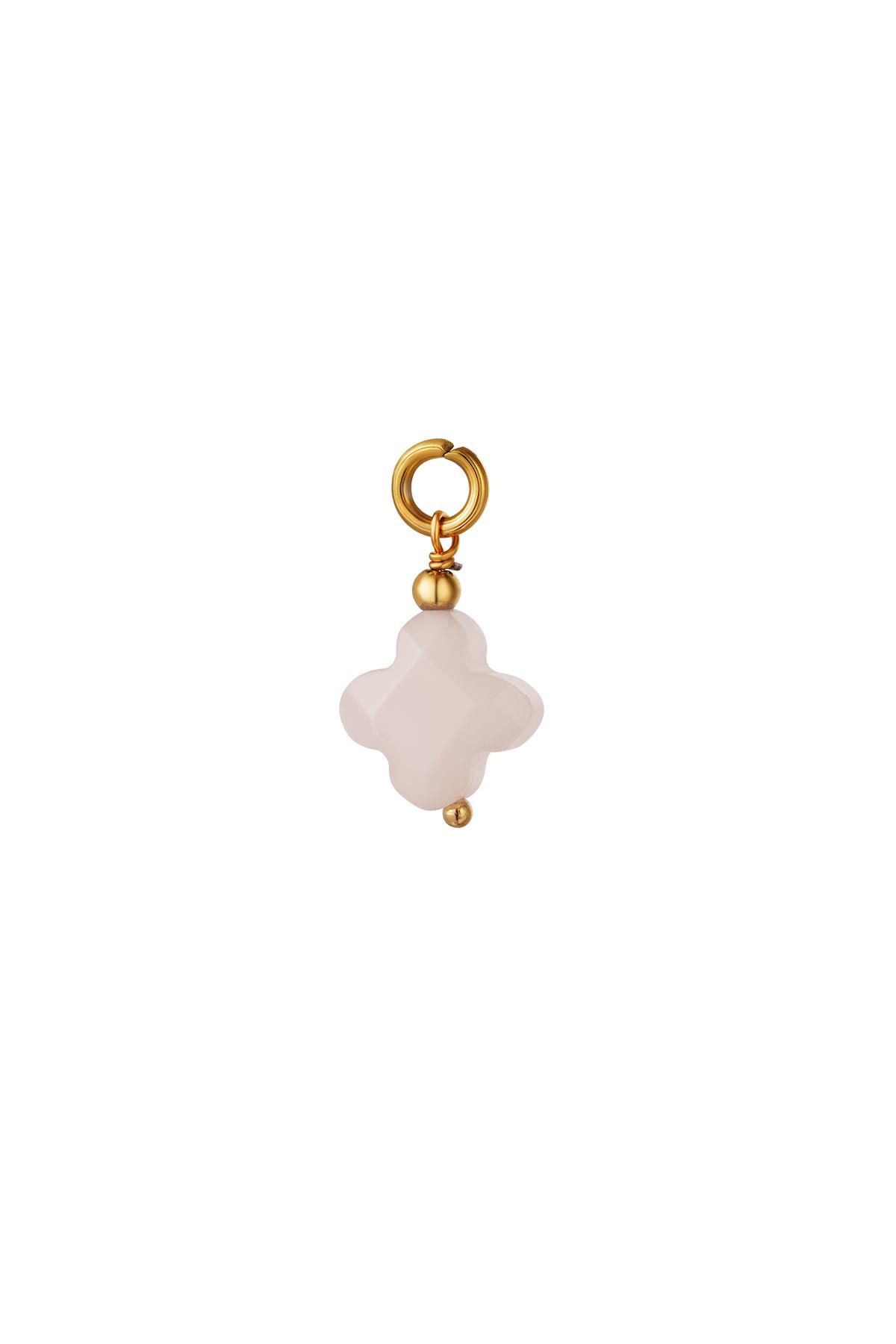 Groothandel Hanger van Natuursteen voor Vrouwen Goudkleurig RVS Sieraden Brand, foto 5 van 5