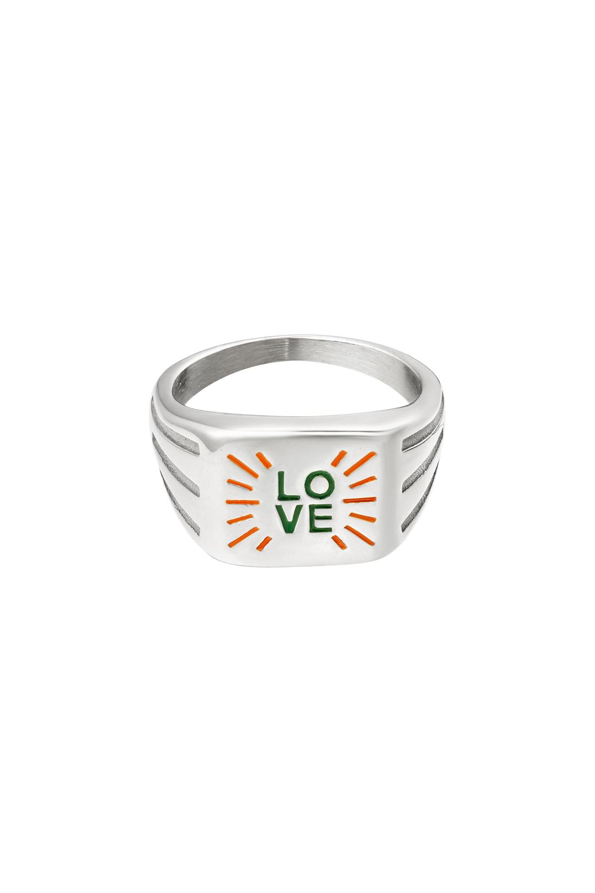 Groothandel Statement Ring van Roestvrij Staal Goudkleurig Set van 1