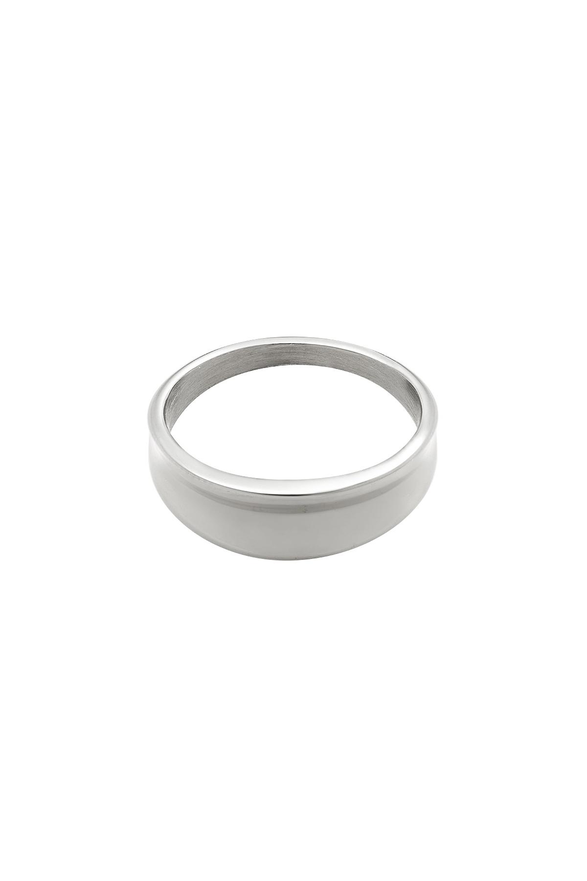 Groothandel Goudkleurige Ring van Roestvrij Staal Basisvorm Set van 1, foto 3 van 3