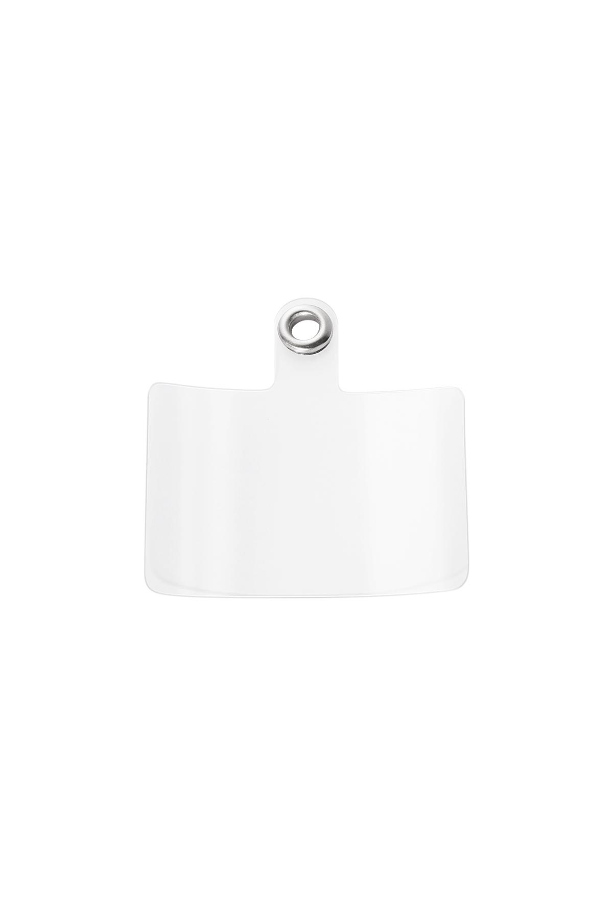 Lanyard pad Transparent PVC 2