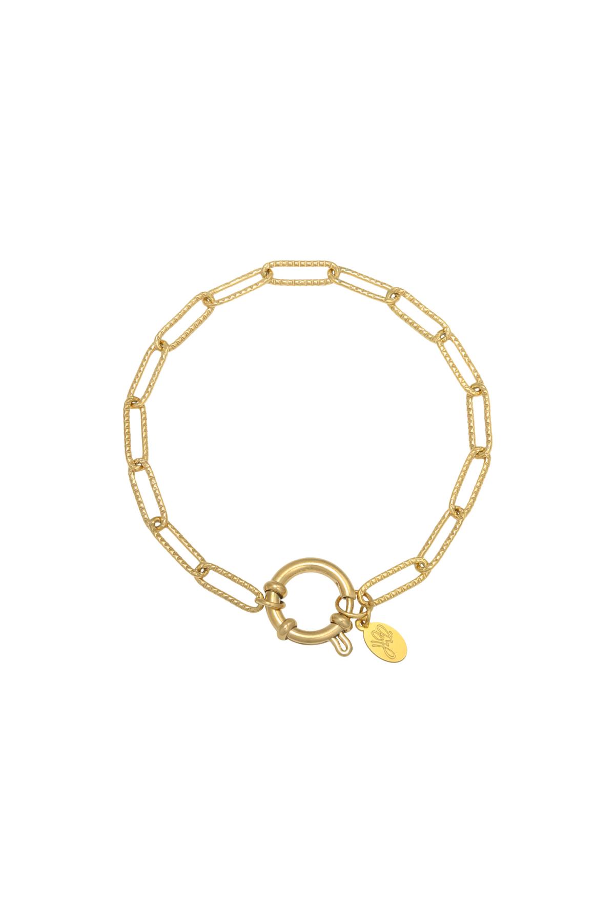 Groothandel Armband RVS Eenvoudige Vorm Ketting - Beau, foto 5 van 5