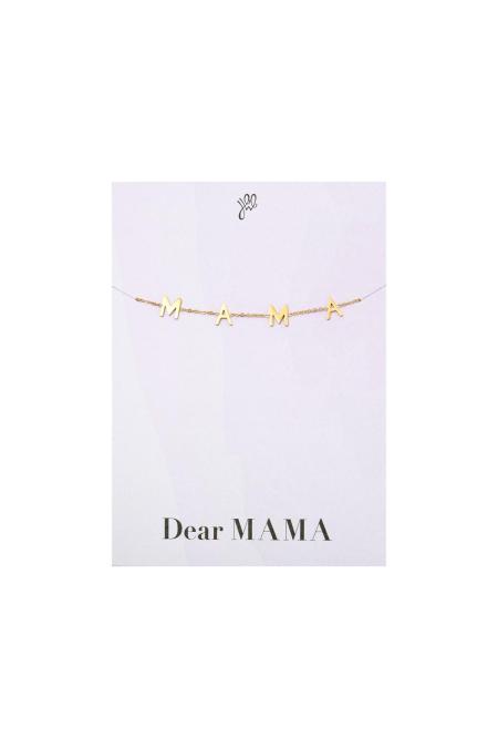 Pulsera Dear Mama Plata Acero Inoxidable