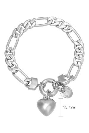 Armband Chain Mara Silber Kupfer h5 Bild2