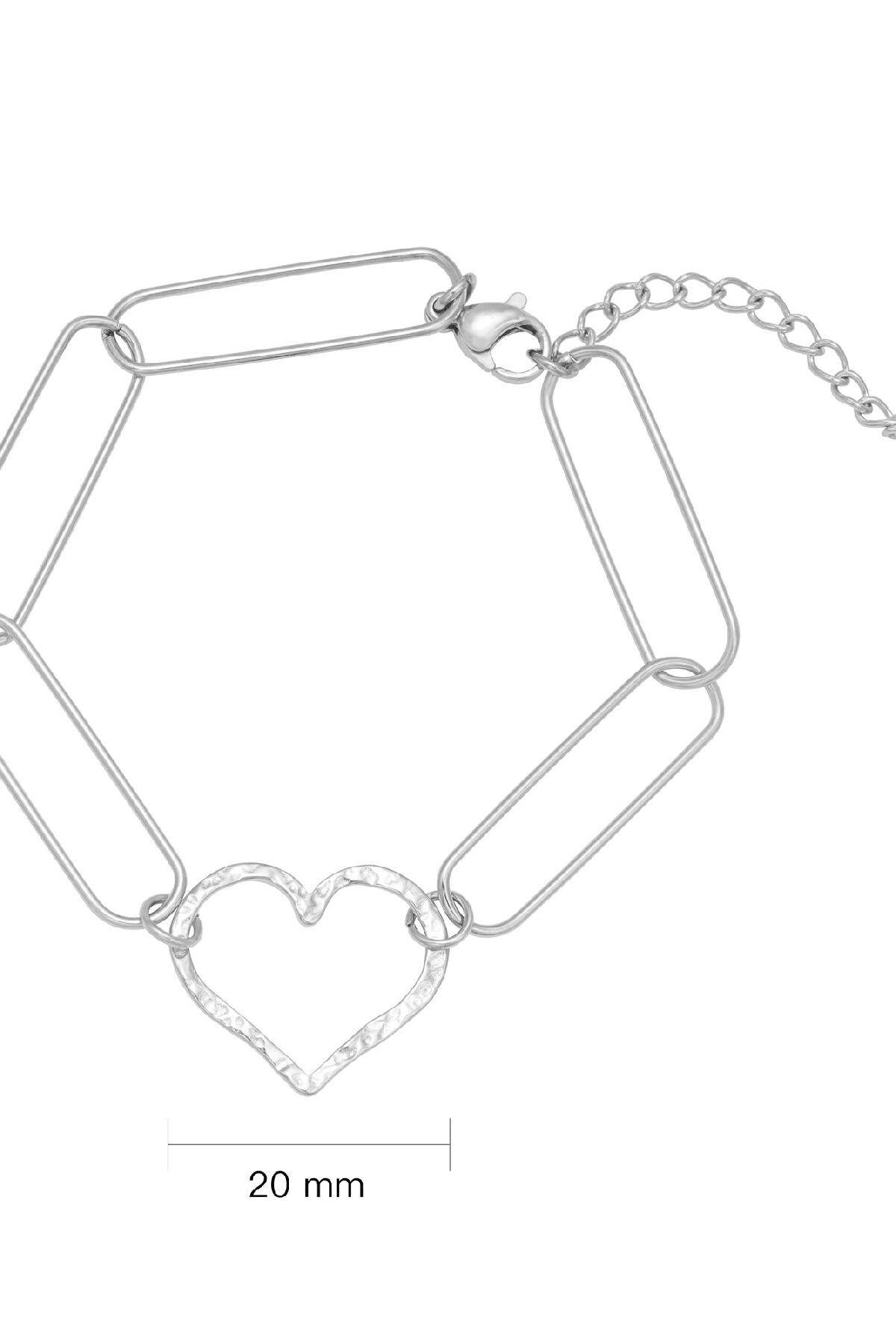 Armband Sweetheart Silber Edelstahl h5 Bild2