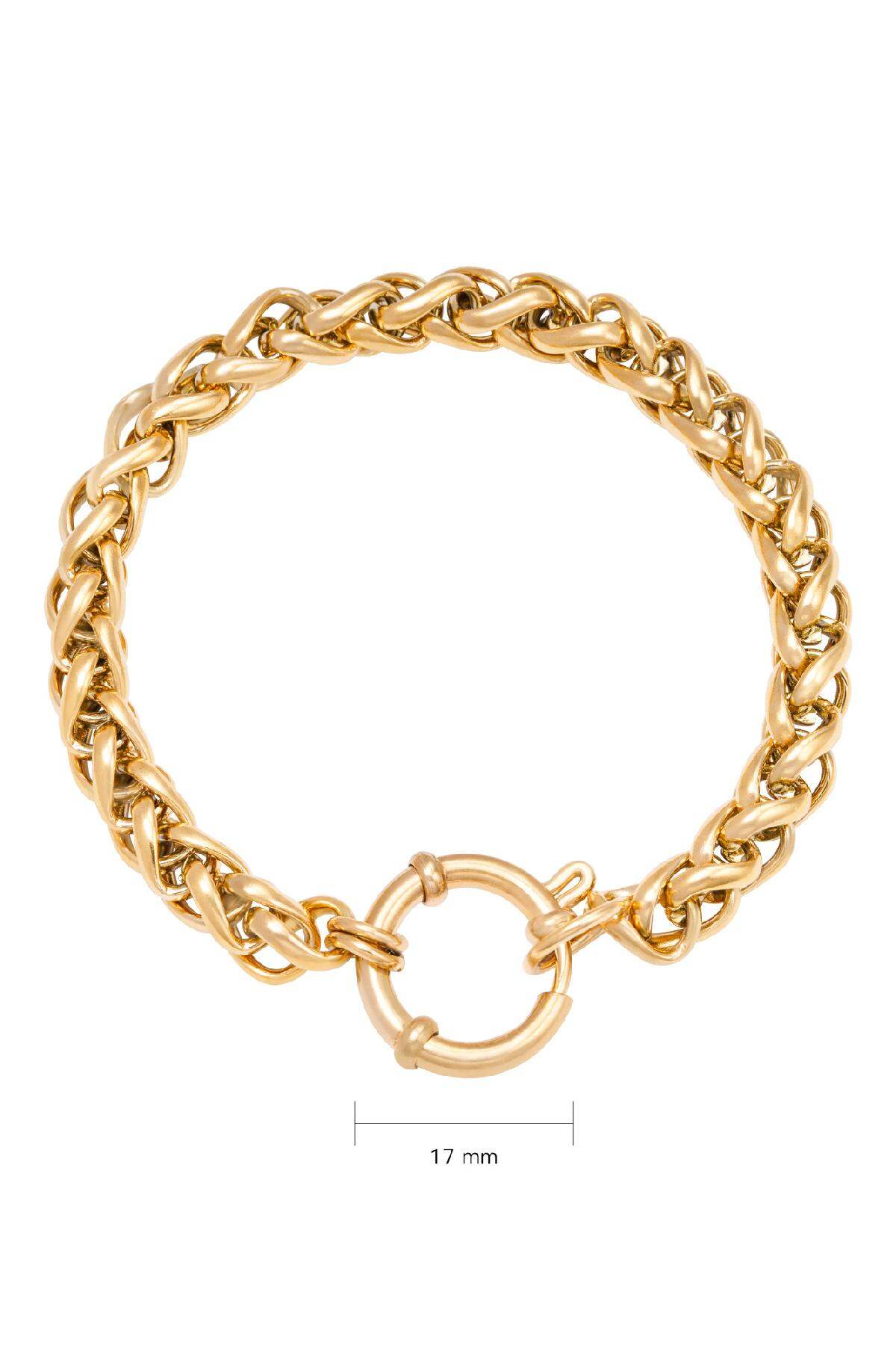 Bracelet Chain Quinn Gold Color Stainless Steel h5 Picture3