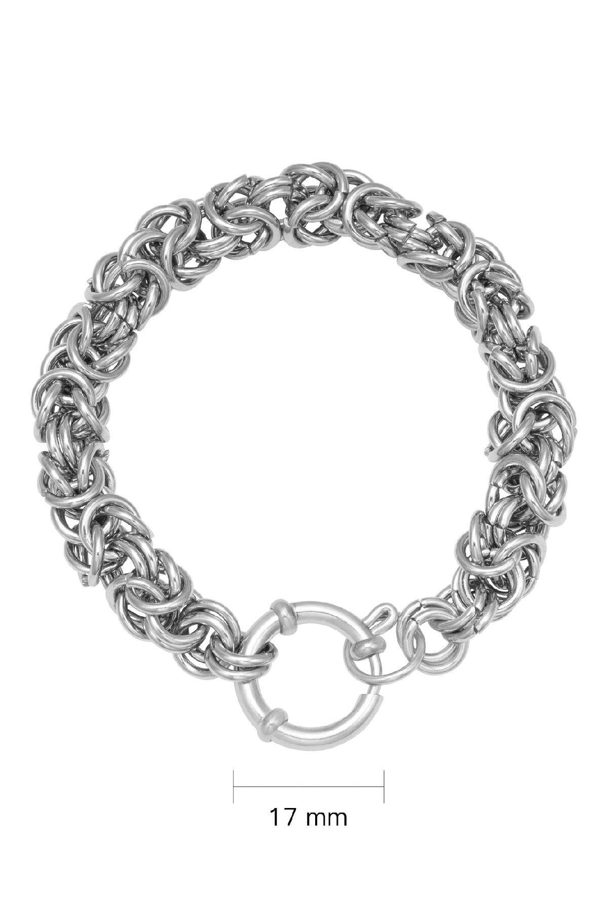 Pulsera Chain Tiana Plata Acero inoxidable Imagen2