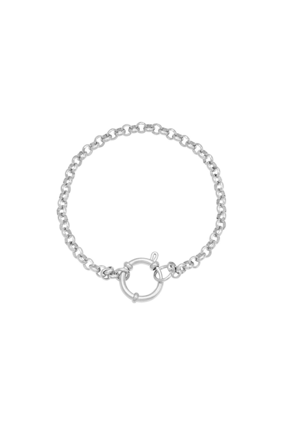 Bilezik Zinciri Rylee Silver Color Stainless Steel h5 