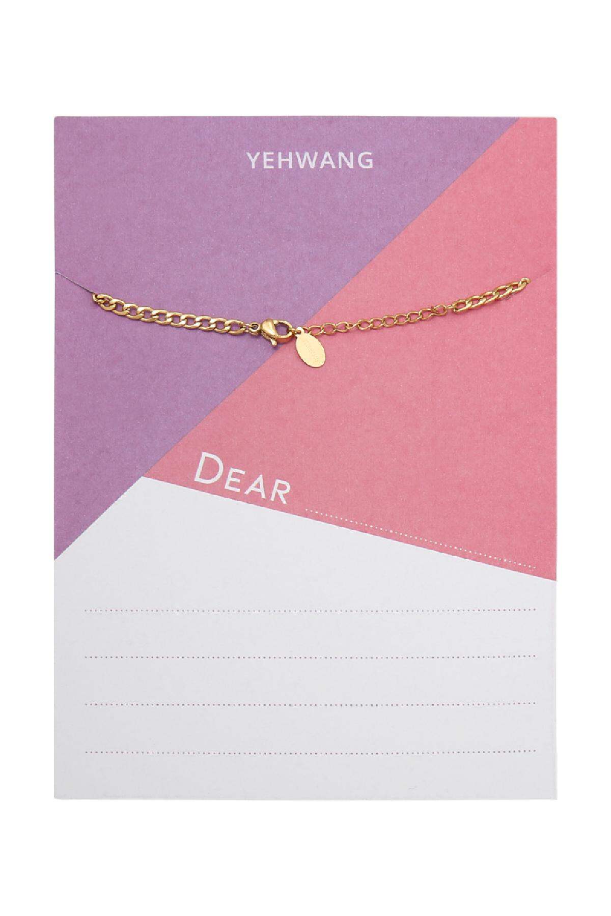 Armband Happy Year Of Birth - 1985 Goldfarbe Edelstahl h5Bild3