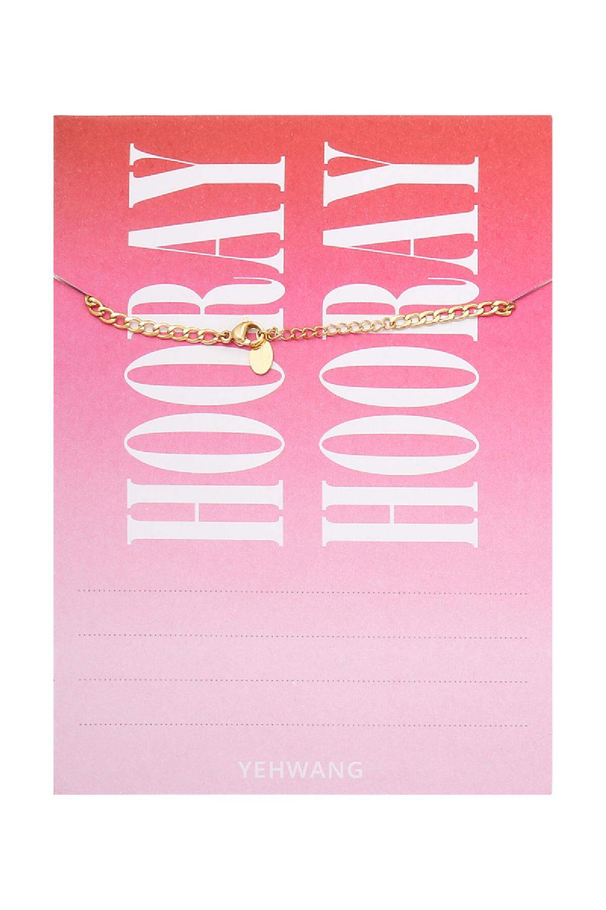 Bracelet It's Your Day - 1985 Couleur or Acier inoxydable h5 Image2