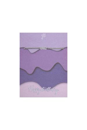 Armband Happy Birthday Years - 1991 Silber Edelstahl h5
