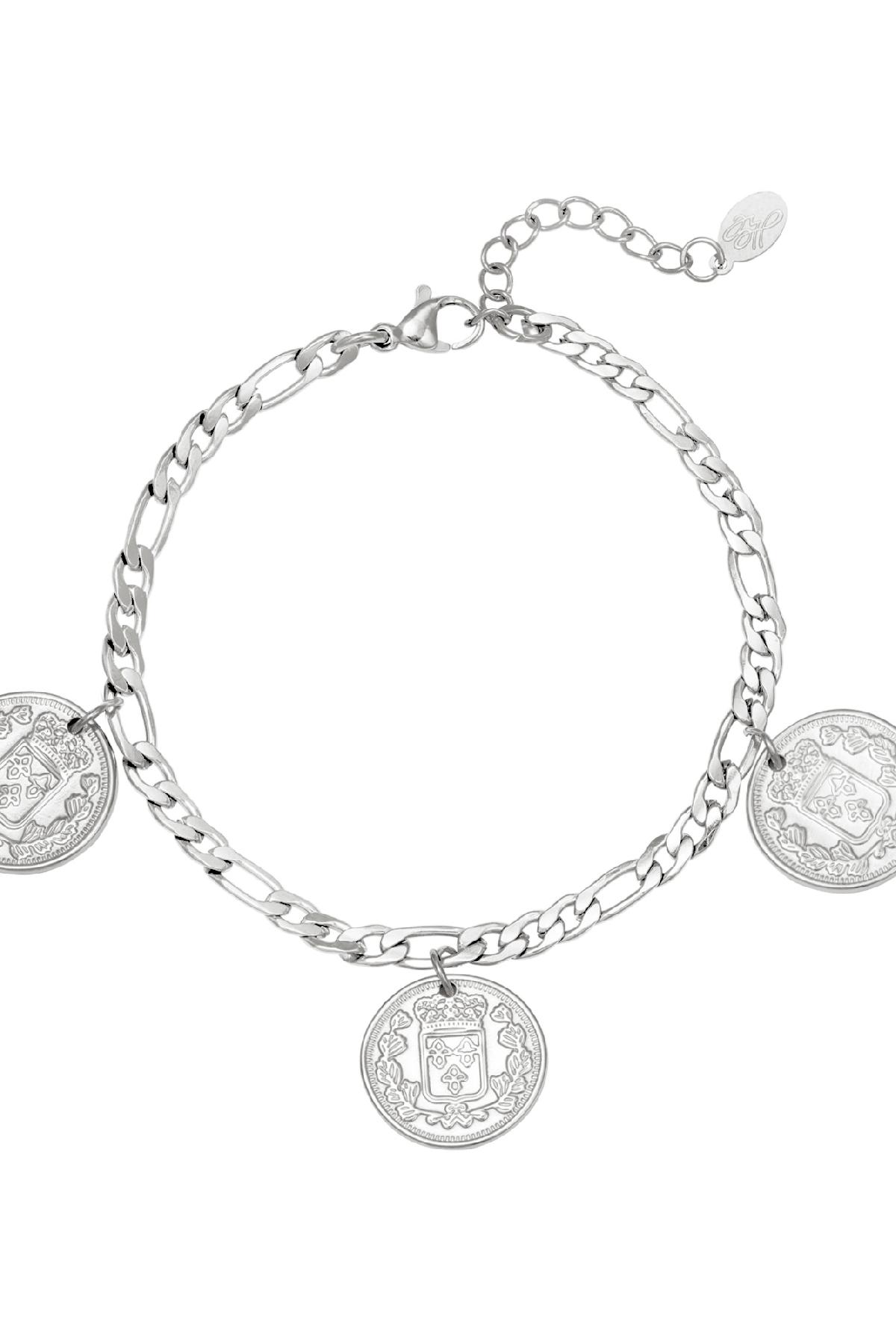 Bracelet Ancient Coinage Silver Color Stainless Steel Picture3