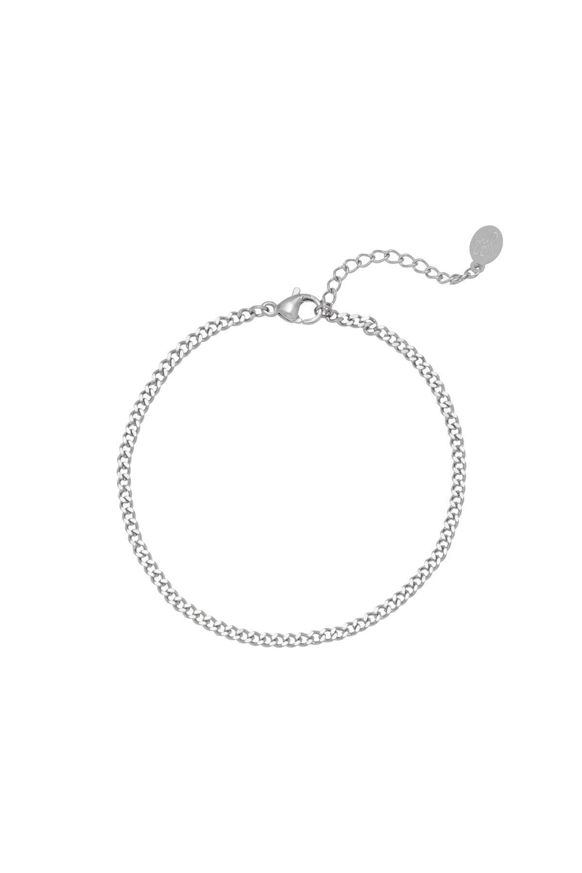 Pulsera Tiny Plain Chains Plata Acero inoxidable h5 