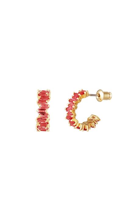 Pendientes In Style Color Dorado Cobre