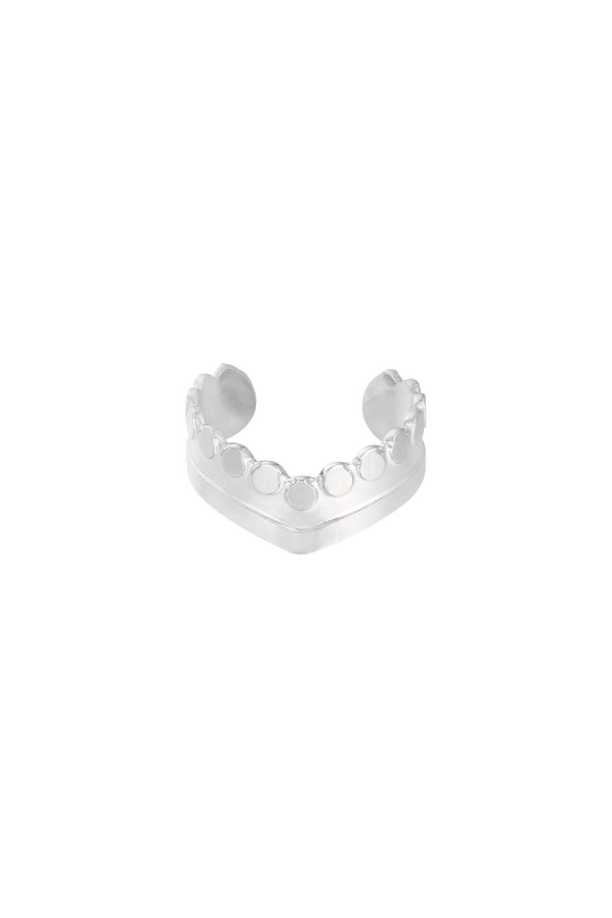 Earcuff Victoria Silber Edelstahl One size h5Bild2