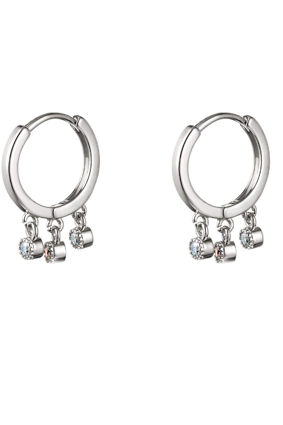 Ohrringe Radiant Silber Kupfer Bild2