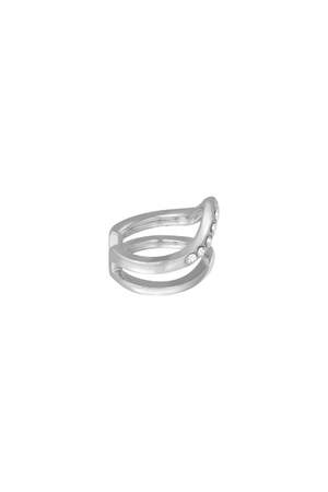 Earcuff Regal Silber Kupfer h5 Bild2