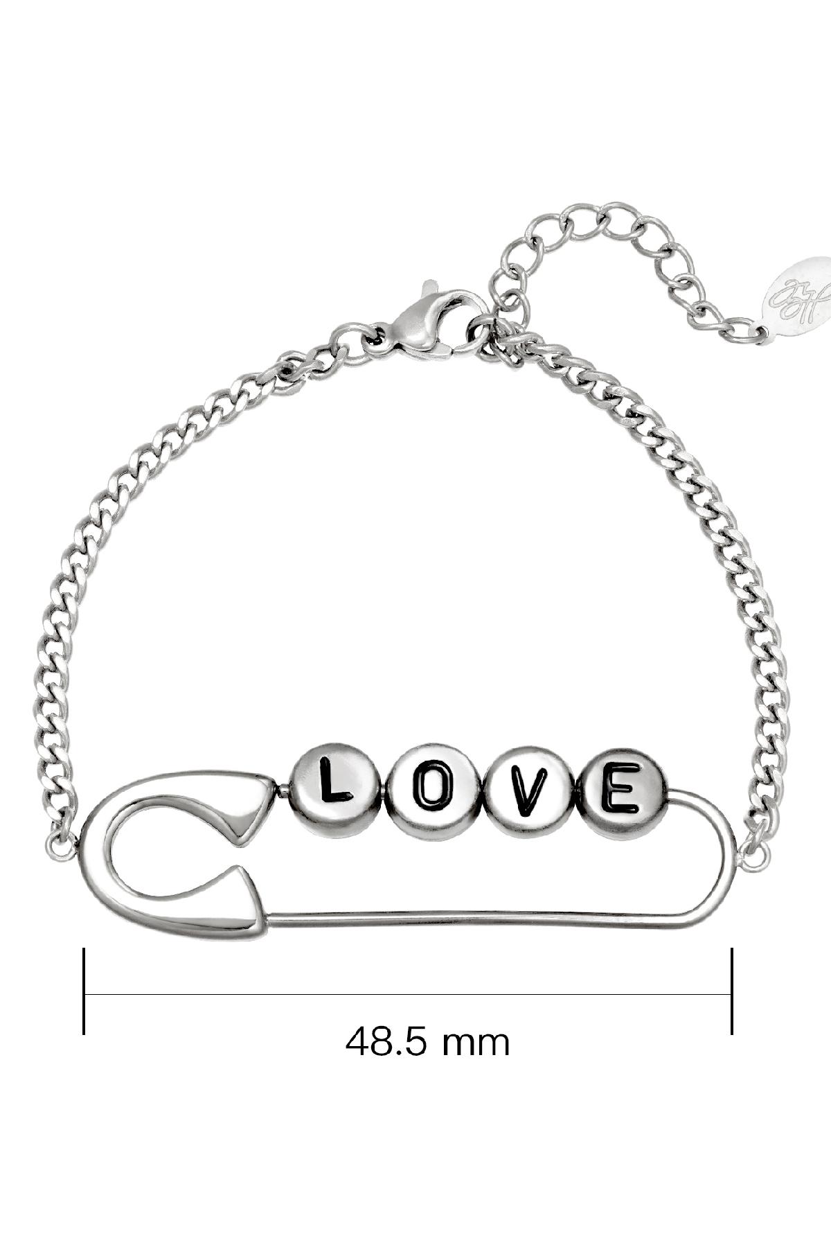 Bracelet Safety First Argenté Acier Inoxydable h5 Image3