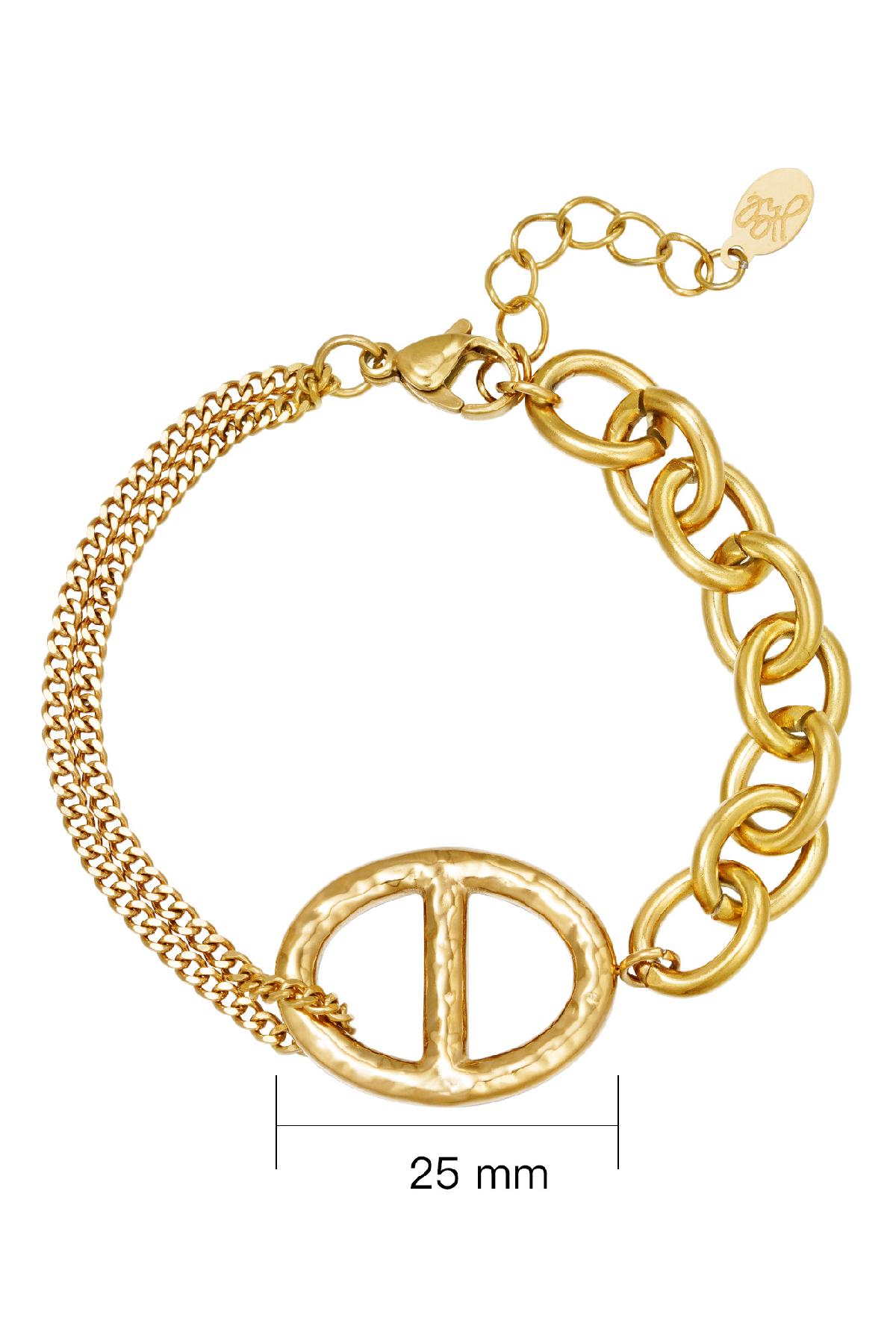 Armband Champion Goldfarbe Edelstahl Bild4