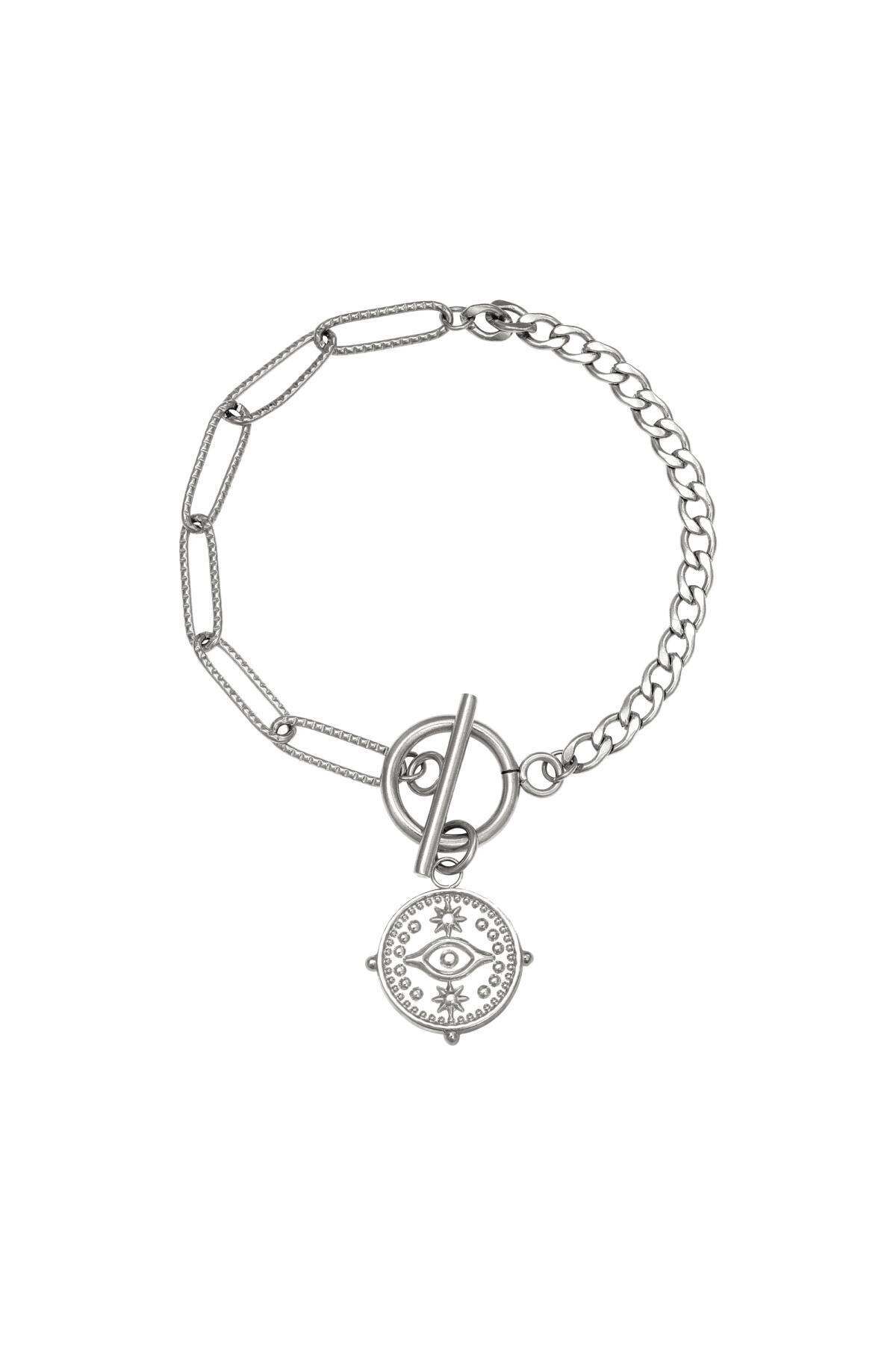 Bilezik Kilitli Göz Gold Stainless Steel 