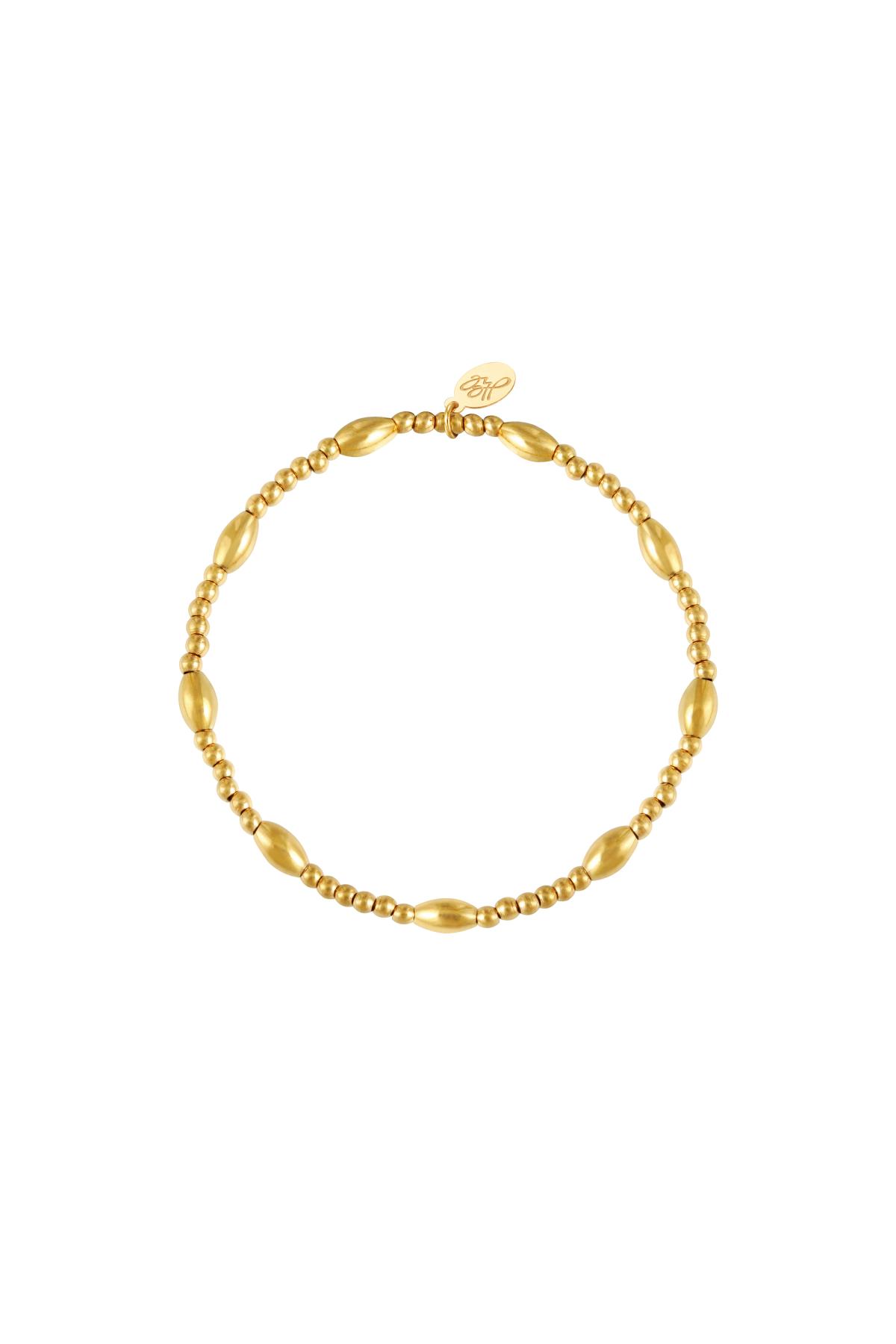 Groothandel Goudkleurig RVS Armband voor Vrouwen Basic Uitvoering Shirley