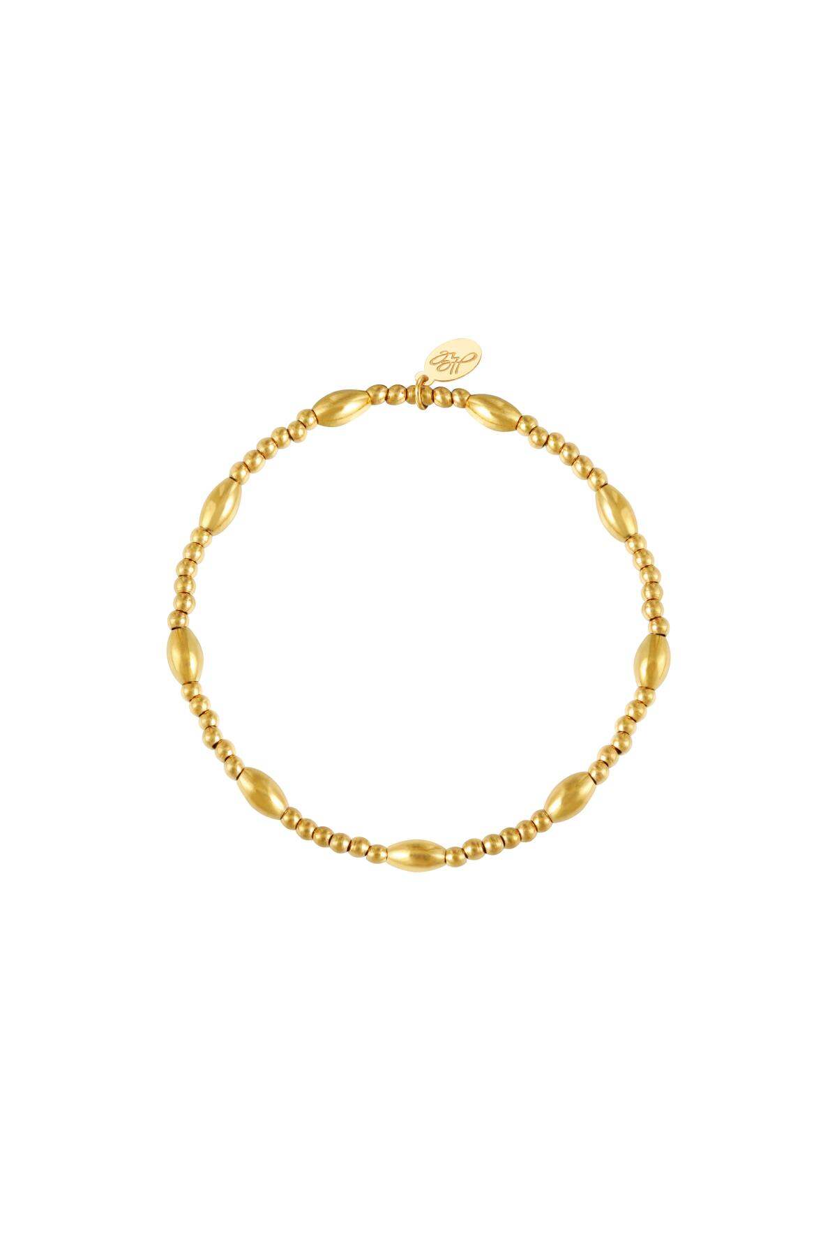 Pulsera Shirley Color dorado Acero inoxidable h5