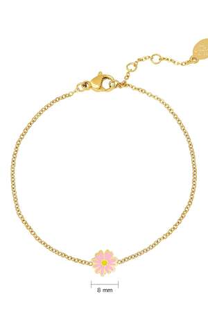 Armband Petals Rosa Edelstahl h5 Bild3
