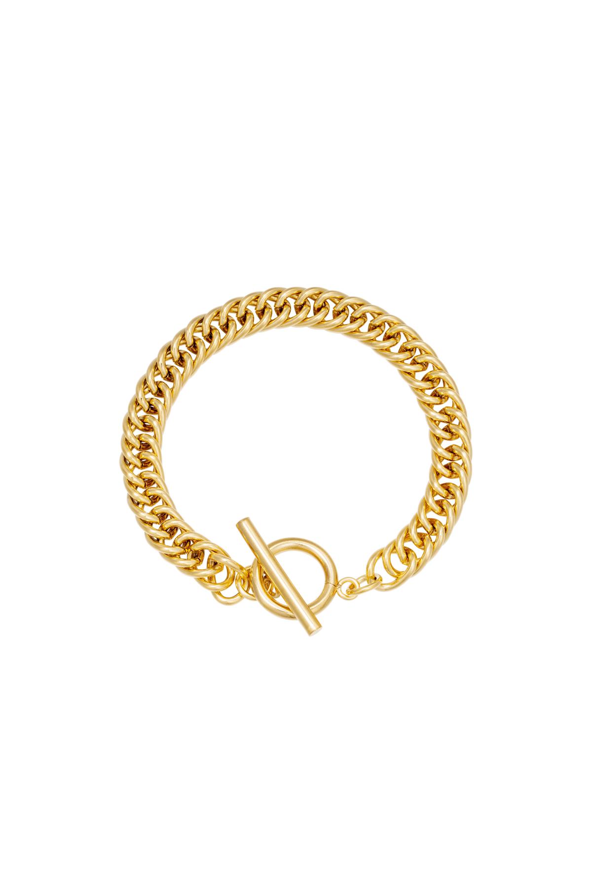 Bracelet Dublin Gold Color Stainless Steel 