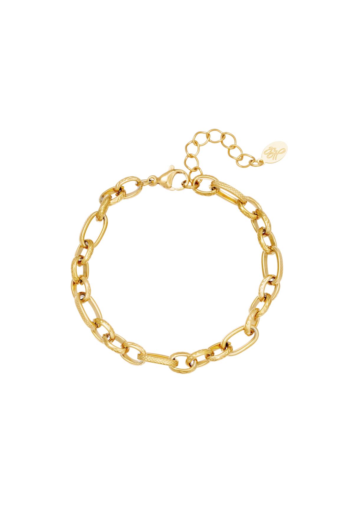 Pulsera Lemming Small Color dorado Acero inoxidable 