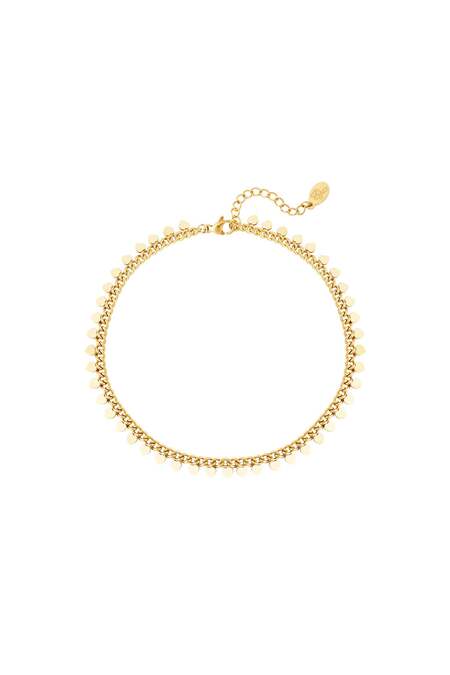 Roestvrij Stalen Armband Hartjes Goud Kleur Stainless Steel